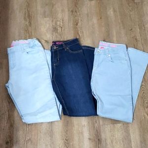 The Children's Place Girl Size 14,12,12 Multicolor Basic Super Skinny Jeans (3)